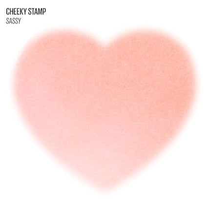 KAJA Blusher - Cheeky Stamp 05 Sassy | Kbeauty, Cute Makeup, Buildable & Blendable Shade with Heart-shaped Applicator, Sunkissed Finish, Travel size, Hygienic, Portable, Korean Makeup, 0.17 Oz