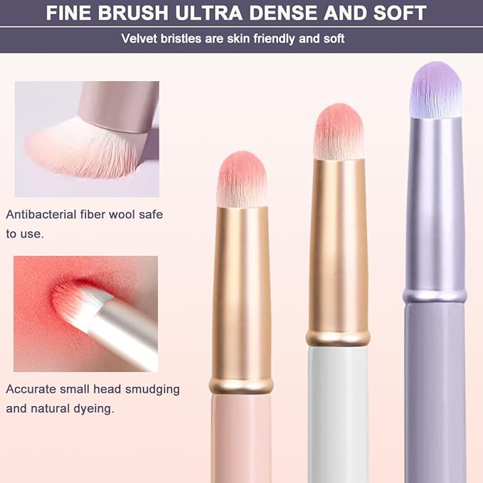 Lip Brushes, Lip Gloss Brushes, Lip Makeup Brushes, Face Brushes, Shadow Brushes, Powder Brushes, Eye Brushes，Achieve Flawless Lips With Our Lip Brushes - The Secret To Lip Makeup