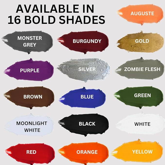 Mehron Makeup Color Cups | Stage, Foundation, Face Paint, Body Paint, Halloween Makeup | Greasepaint .5 oz (14 g) (Clown White)