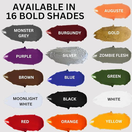 Mehron Makeup Color Cups | Stage, Foundation, Face Paint, Body Paint, Halloween Makeup | Greasepaint .5 oz (14 g) (Wolfman Brown)