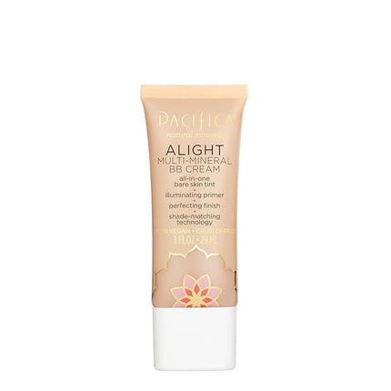 Pacifica Alight Multi-Mineral BB Cream – Shade 11 Light Tinted Moisturizer & Primer in One, Sheer Glowing Coverage, Hydrates, Primes & Perfects, 100% Vegan Cruelty Free Dermatologist Tested