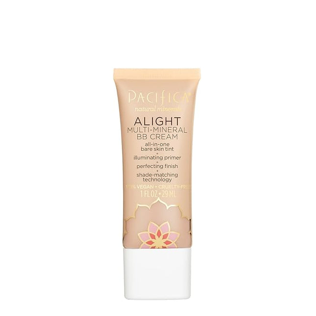 Pacifica Alight Multi-Mineral BB Cream – Shade 11 Light Tinted Moisturizer & Primer in One, Sheer Glowing Coverage, Hydrates, Primes & Perfects, 100% Vegan Cruelty Free Dermatologist Tested