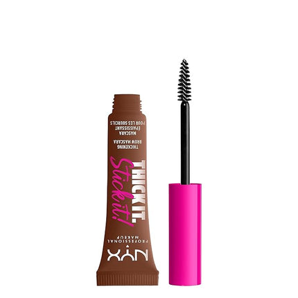 NYX PROFESSIONAL MAKEUP Thick It Stick It Thickening Brow Mascara, Eyebrow Gel - Rich Auburn