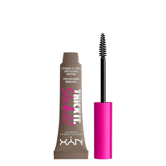 NYX PROFESSIONAL MAKEUP Thick It Stick It Thickening Brow Mascara, Eyebrow Gel - Taupe
