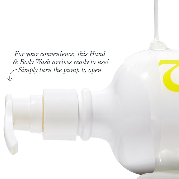 Beekman 1802 Goat Milk Hand Wash, Sunshine Lemon - Scented - 12.5 oz - Cleanses, Softens & Nourishes Skin - Good for Sensitive Skin - Cruelty Free - Ready For Use, Pump Inserted