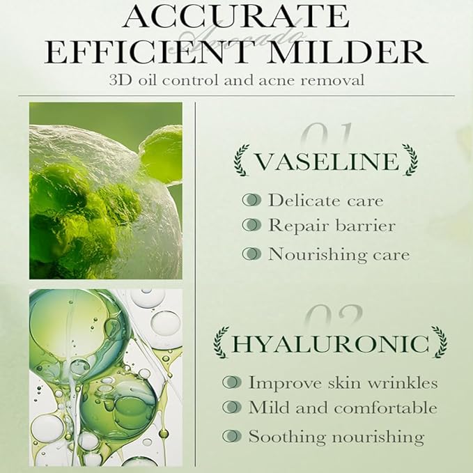 7pcs Avocado Skincare Kit, Skin Care Gift Set with Facial Cleanser, Toner, Lotion, Face Serum, Face Cream, Eye Cream, Lip Balm For Hydrating Skin Anti-Aging Skin For Women Teen Girls (7 Count)