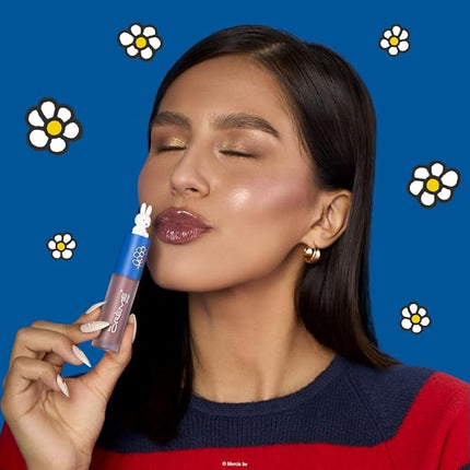 The Crème Shop Miffy Lip Stain, Glossy Finish, Long Wear, Formulated with Jojoba Oil, Sunflower Oil to hydrate, soothe, and moisturize lips, Korean formula - Available in 5 Shades (Berry Bestie)