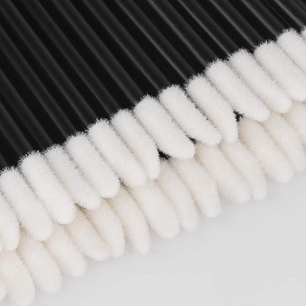 500PCS Lip Wands Applicators Disposable - Vaincre Lip Brush, Lipstick Lint Free Brush Makeup Gloss Wands, Makeup Applicator Beauty Tool Kits Black