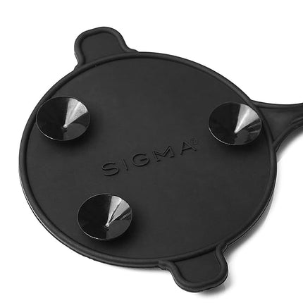 Sigma Beauty - Palmat® - Makeup Brush Cleaner - Perfect for Travel and On the Go - Palm Sized - Black