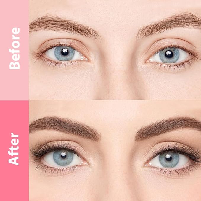 evpct 2Pcs Midium Brown Magic Microblading Dual-Ended Eyebrow Contouring Pen Brow Pencil, with 4 Brush Micro-Fork-Tips Applicator and Precise Brush-Tip Hair Like Stroke, Dual-ended Eyebrow Brush