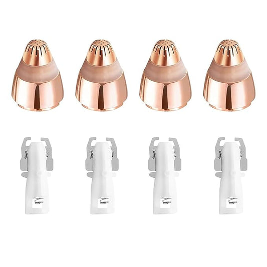 Facial Hair Removal Tool for Women Smooth Finishing, Eyebrow Hair Remover Replacement Heads, Touch Flawless Facial with Cleaning Brush, Painless Replacement Blades for Flawless Brows Hair Removal