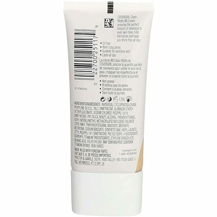 COVERGIRL Oil-Free Matte Cream Foundation, Fair, 1 oz