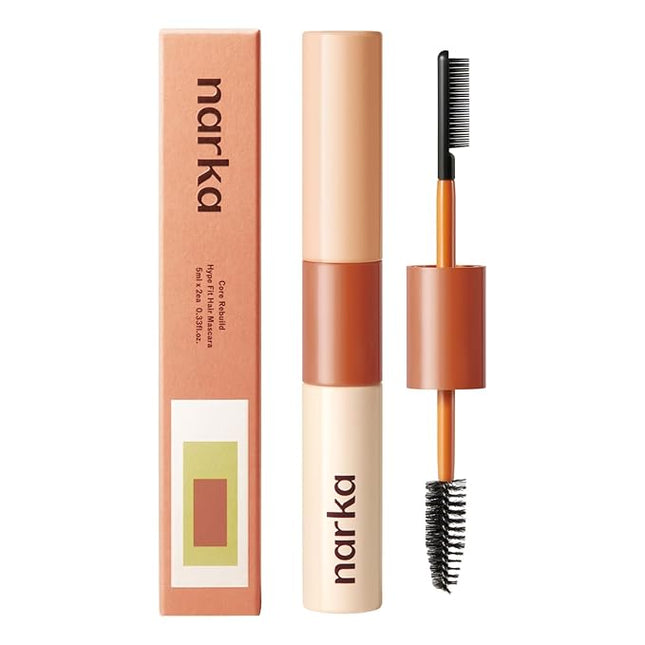 Hard Fix Hair Mascara – Strong Hold, Taming wand, Slick Back Stick with Dual-Brush Design for Precision Styling, Non-Greasy All-Day Fix, Easy-Wash Formula