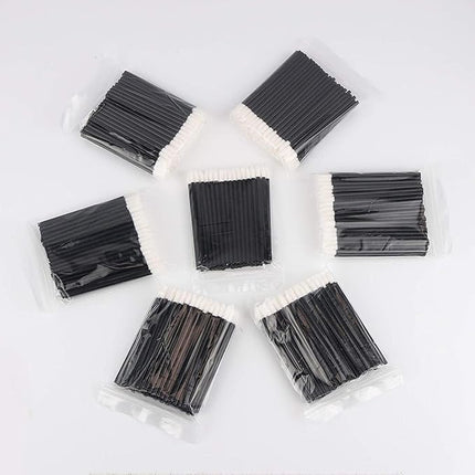 640PCS Disposable Lip Brushes Make Up Brush Lipstick Applicators Wands Makeup Applicators Brushes Lip gloss Applicators Tester Wands Tool Kits Makeup Beauty Tool Kits Black