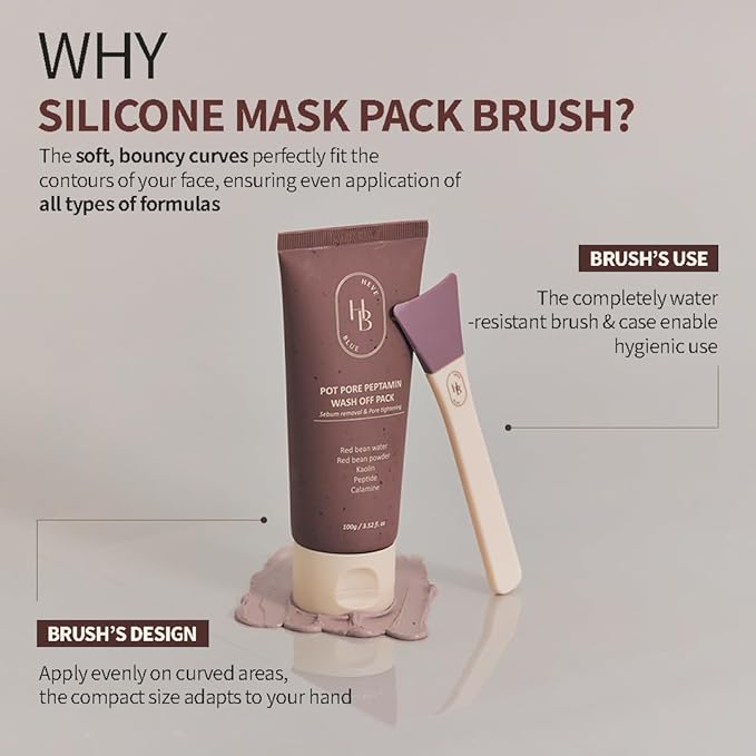 Soft Curve Spread Brush - Face Mask Applicator, Skincare Enhancer, Easy to Clean, Korean Skincare, Face Mask Brush, Mask Applicator Tool, Silicon Brush, JellyBrush, Mother's Day Gift