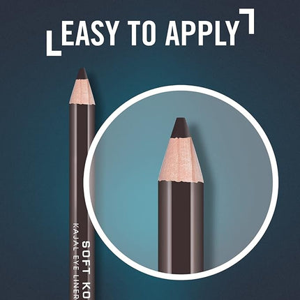 Rimmel Soft Kohl Eyeliner, Sable Brown, 0.04 Ounce