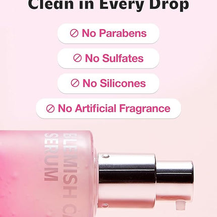 ISOI Blemish Care Up Serum for Face, Vegan Hydrating Serum for Smooth & Glass Skin Effect, Skin Barrier & Moisture Balance for Women, Arbutin & Rose Otto Oil, Korean Skin Care (1.18 fl. oz, 35ml)