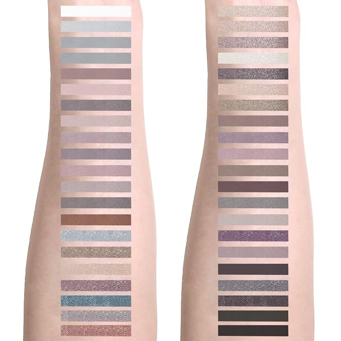 42 Colors Smokey Eye Shadow Makeup Palette,Nude White Black Grey Brown Matte Shimmer eutral Natural Eyeshadow,Waterproof, Long Lasting Naturing-Looking