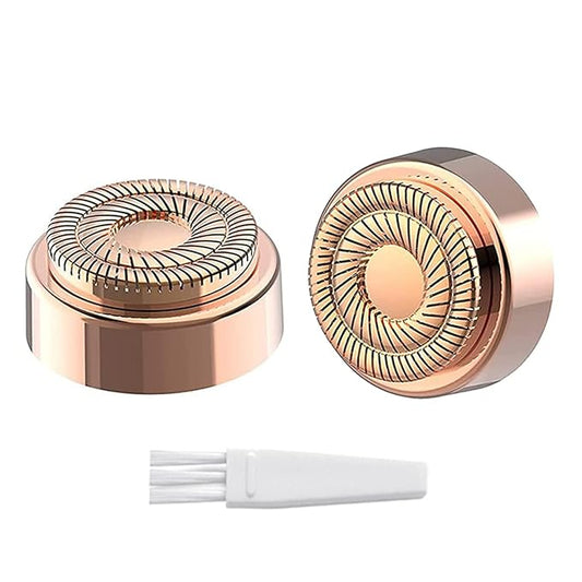 Facial Hair Remover Replacement Heads Gen 2 for Flawless Finishing Touch, Double Ring Blades Compatible with Flawless Generation 2 Devicce