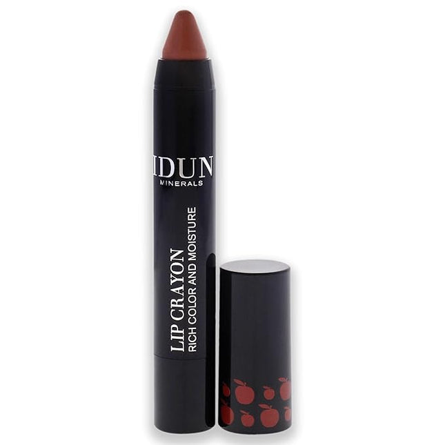 Idun Minerals - Lip Crayon - Vegan Formula - Intense Color Payoff - Full Coverage Finish - Lips Stay Moisturized And Soft - Long Lasting - Ideal For All Skin Types - Anni-Frid Pink Beige - 0.09 Oz