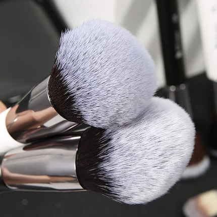 DUcare Professional Makeup Brushes Set 31Pcs Panda Series Makeup Brush Set Kabuki Foundation Blending Face Powder Blush Concealers Eye Shadows With Leather Case Organizer