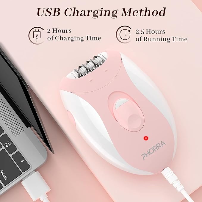 Epilator for Women, Smooth Glide Epilator for Women Face with 2 Speeds, Smooth Face Trimmer Device, Facial Hair Removal for Face Legs Arms Armpit Bikini