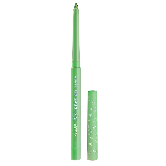 ColourPop Crème Gel Waterproof Chrome Eyeliner - 18HR Wear, Ultra-Pigmented Eyeliner Pencil with Matte & Metallic Finishes - Smudge-Proof, Vegan & Cruelty-Free - Wild Idea (0.01 oz)