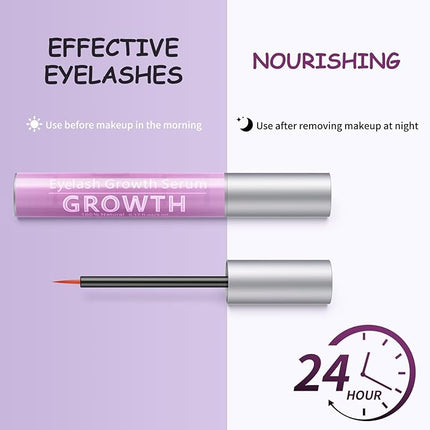 Eyelash Growth Serum Volumizing Lash Serum For Eyelash Growth Longer & Thicker Lash Enhancing serum With Natural Formula Vegan & Cruelty-Free (5mL)
