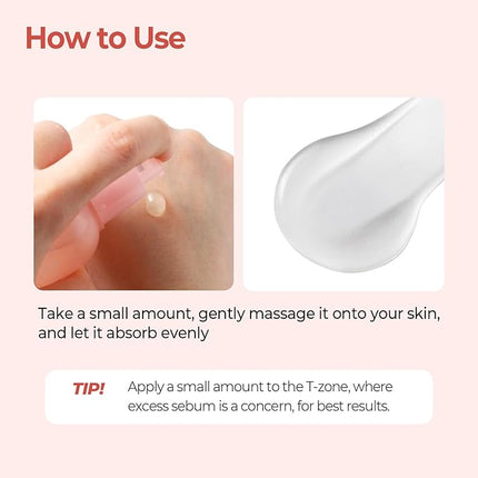 SKINFOOD Peach Cotton Zinc PCA Essence Serum Primer, Korean Skin Care Makeup Prep Hybrid Face Serum, Blurring Matte, Stocking Stuffers, Sebum Oil Control, Hydrating Primer for Sensitive (1.69 fl. oz.)