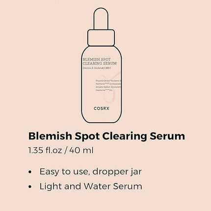 COSRX AC Collection Blemish Spot Clearing Serum, 40ml / 1.35 fl.oz | Centella, Niacinamide, EGF Serum | Cruelty Free, Paraben Free, Korean Skin Care