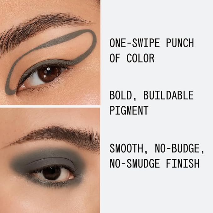 about-face Matte Fluid Eye Paint Hidden Garden – High-Pigment Liquid Eyeshadow, Long-Lasting, No-Budge Matte Finish, Vegan & Cruelty-Free (Deep Greige)