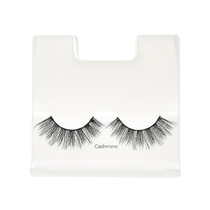 KISS Lash Couture LuXtensions Collection False Eyelashes, Flat Lash Technology, Super Slim Lash Band, Real Lash Extension Fibers, Reusable, Style ‘Cashmere’, 14mm, 1 Pair Strip Lashes