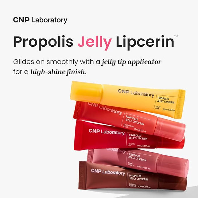 CNP Propolis Jelly Tinted Lipcerin™ - 03 Caramel Pudding, Hydrating Lip Balm & Gloss with Manuka Honey + Hyaluronic Acid, Stocking Stuffers, Gifts for Women, 0.3 fl.oz.