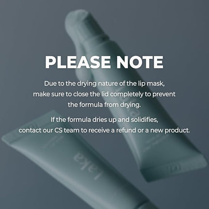 Laka Soothing Prep Lip Mask, 10ml/0.33 fl.oz, Cooling Peel-Off Lip Mask, Jelly tip for Hygienic & Easy Application, Daily Lip Care, K-Beauty