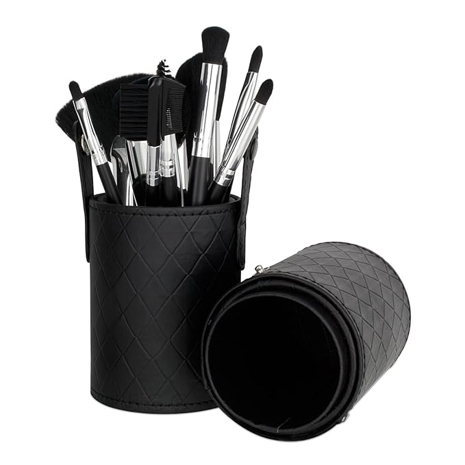 Pure Cosmetics 10 Piece Quilted Brush Set