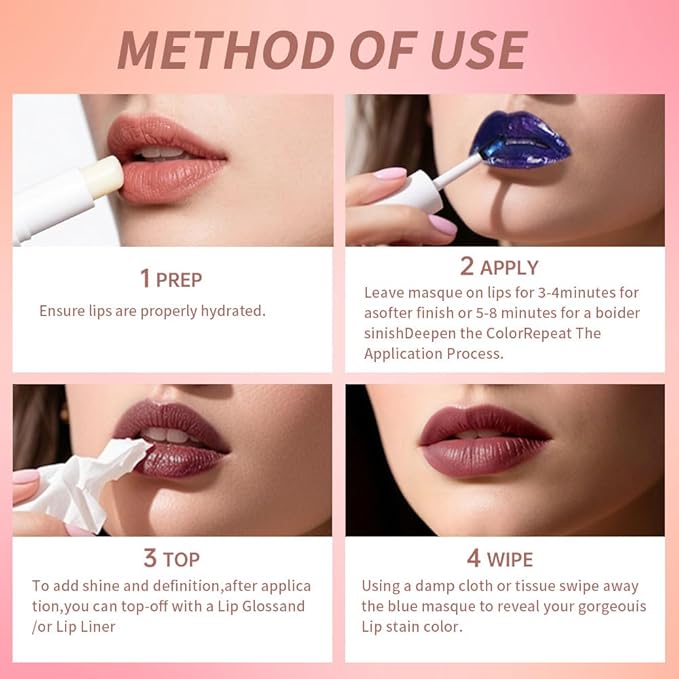 Lip Liner - Peel Off Lip Stain | Long Lasting Matte Lip Tattoo | Transfer Proof, Hydrating Formula with Hyaluronic Acid & Vitamin E | Vegan & Cruelty-Free | for All Skin Types(2+9#, 2PCS)