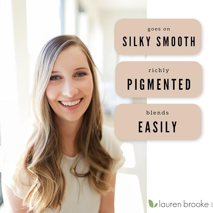 Lauren Brooke Cosmetiques Cream Eyeshadow | Natural Organic Eye Makeup, Richly Pigmented Creme Eyeshadow For Women (Plum Fairy (Matte))