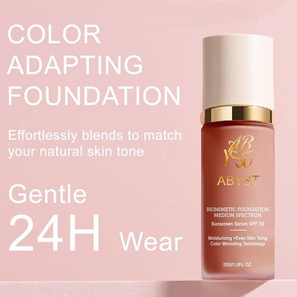 4-in-1 Magic Neutral-Tone Concealer | Korean Hydrating Full Coverage Foundation | Waterproof Color Balancer & Imperfection Eraser (#3 Tan)