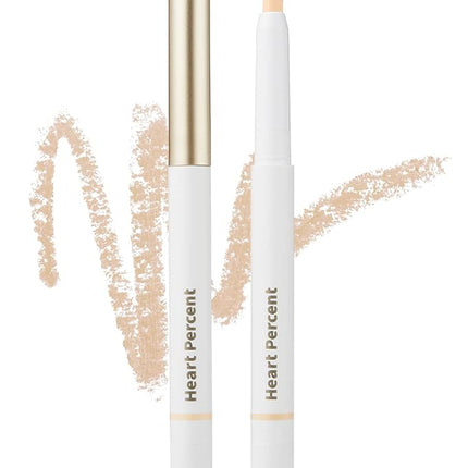 Heart Percent Dote On Mood Lip Liner Pencil, Long-Lasting Creamy Lip Crayon Smooth Lipliner Retractable Lipstick Overlip Line Color 0.8g, #10. Clean Beige