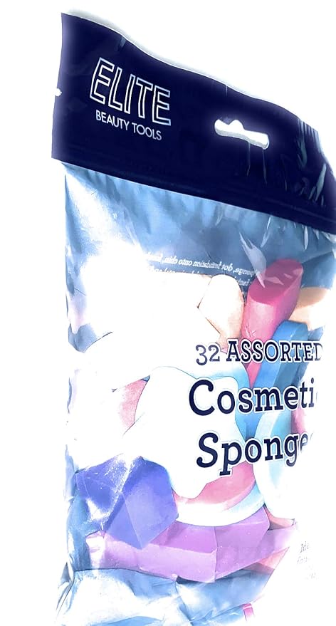 Swissco - Elite Cosmetic Sponges 24 Count Assorted