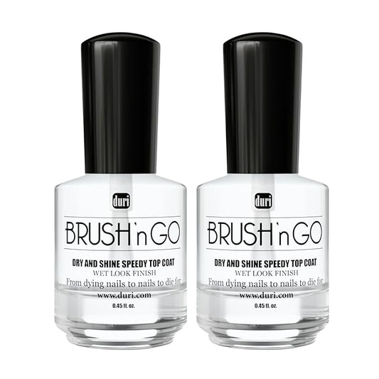 duri Brush’n Go Dry and Shine Speedy Top Coat (Brush'N Go (Pack of 2))