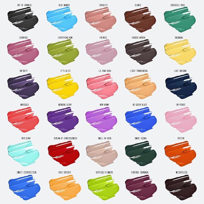 aboutface Matte Fluid Eye Paint Spectre – High-Pigment Liquid Eyeshadow, Long-Lasting, No-Budge Matte Finish, Vegan & Cruelty-Free (Bright Red/Orange)