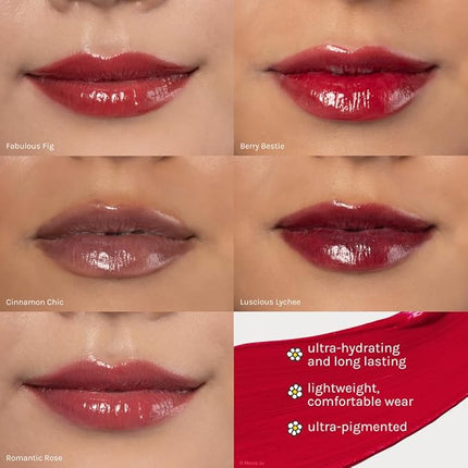 The Crème Shop Miffy Lip Stain, Glossy Finish, Long Wear, Formulated with Jojoba Oil, Sunflower Oil to hydrate, soothe, and moisturize lips, Korean formula - Available in 5 Shades (Fabulous Fig)