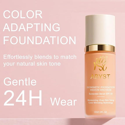 4-in-1 Magic Neutral-Tone Concealer | Korean Hydrating Full Coverage Foundation | Waterproof Color Balancer & Imperfection Eraser (#2 Neutral)