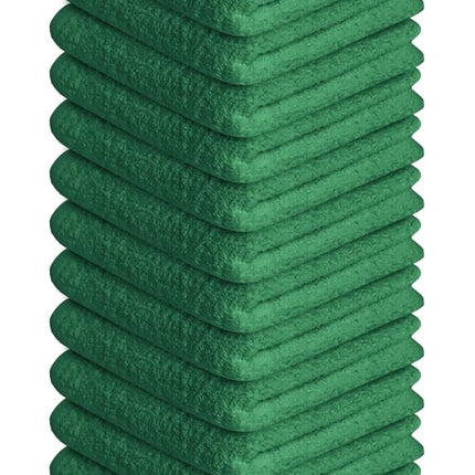 Softolle 100% Cotton Washcloths 24 Pack (12x12 Inches) Soft, Highly Absorbent Washcloth, Face Towels, Wash Cloths for Face, Ring Spun, Bulk Pack (Dark Green)