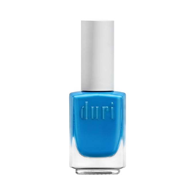 duri 160N Tsunami - Neon Blue Nail Polish, Matte Finish, Quick Drying, 0.45 Fl Oz