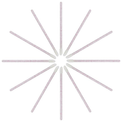 tifanso 300 PCS Lip Brush, Disposable Makeup Applicators, Lip Gloss Brush Lipstick Applicator Wands, Multicolor Makeup Tool Kits Beauty Lipstick Cosmetic (Crystal Pink)