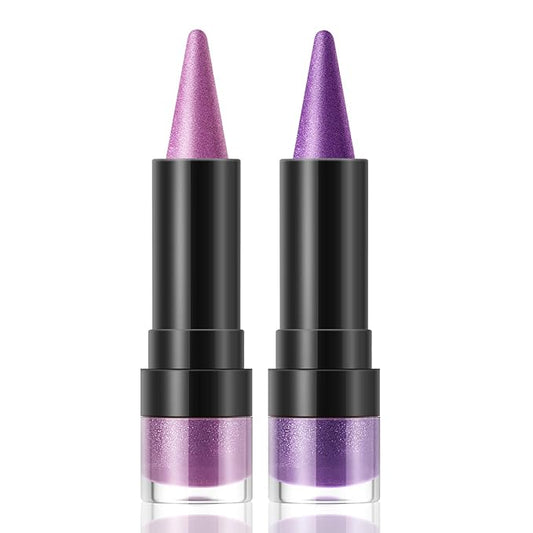 Boobeen Color Eyeliner Pencil, Metallic Glitter Eyeliner Gel, 4 in 1 Eye Makeup Stick-Eye Lip Liner, Eyeshadow, Waterproof, For Bold Glamour Makeup