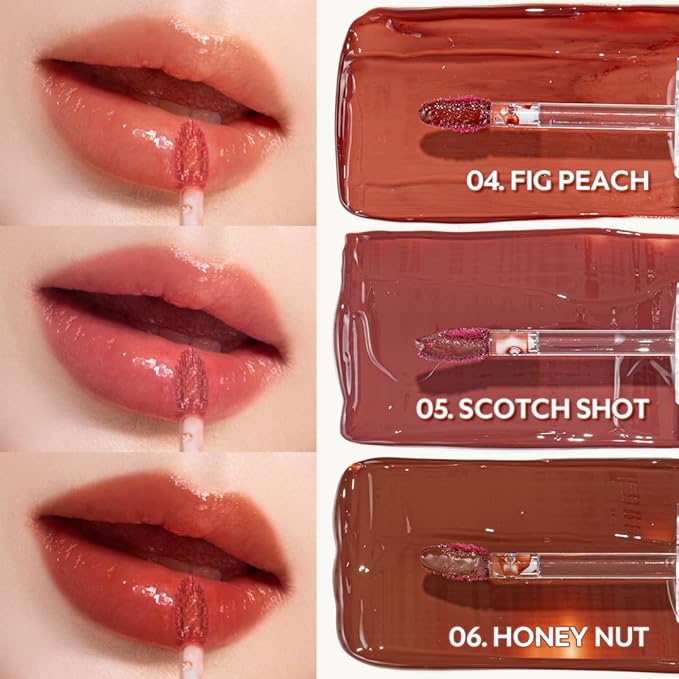 TIRTIR Waterism Tinted Lip Gloss #09 Salmon Syrup, 0.14 Fl Oz – Kiss Ready Lipgloss, 12H Long Lasting Non Sticky Natural Tinted Glow Korean Multiuse Cheek and Lip Tint for Women gift