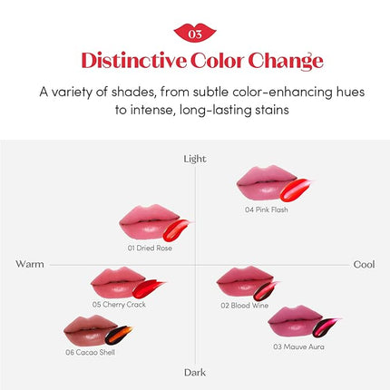 ETUDE Dear Darling Peel Off Lip Stain (Cacao Shell) – Teen girl gifts, Hydrating Hydrogel Tint, Fruity scent, Long Lasting & Waterproof, High Pigment, Easy Peel Off, All‑Day Color Lip Tattoo